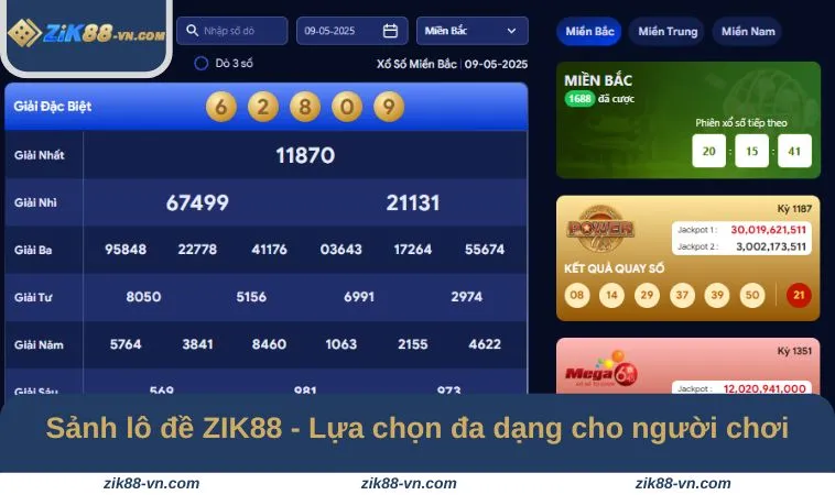Sảnh lô đề ZIK88 - Lựa chọn đa dạng cho người chơi