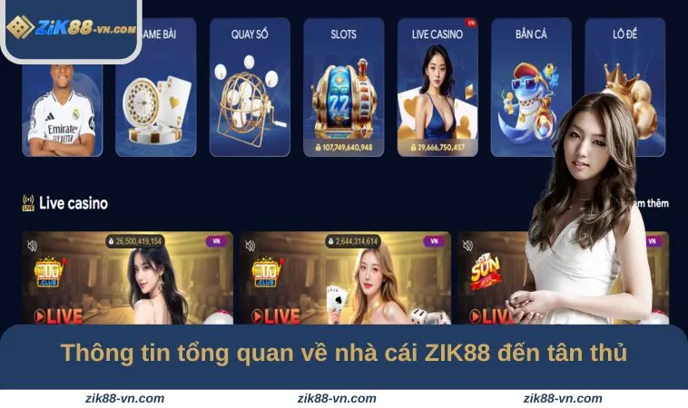Thông tin tổng quan về nhà cái ZIK88 đến tân thủ