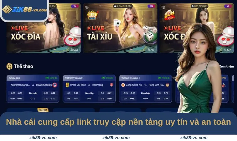 Nhà cái cung cấp link truy cập nền tảng uy tín và an toàn